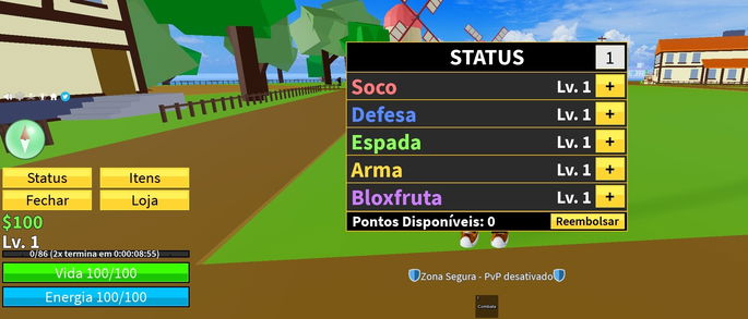 Use pontos de estatísticas