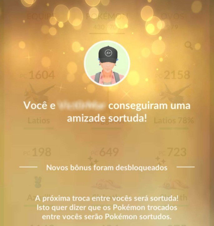 Amizade - Pokémon Go