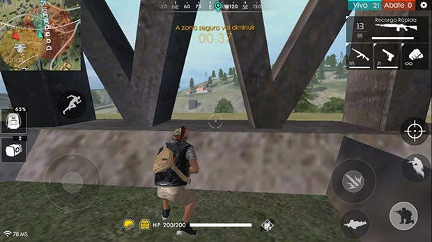 Sniper Usando Drone Free Fire