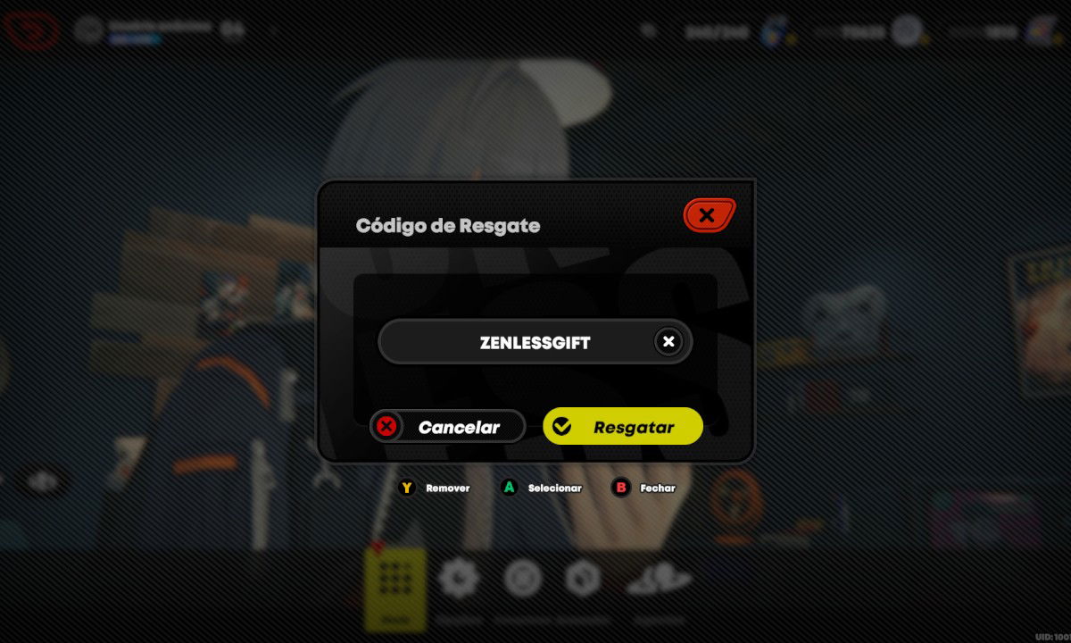 Ativar codigos no Zenless Zone Zero Passo 3