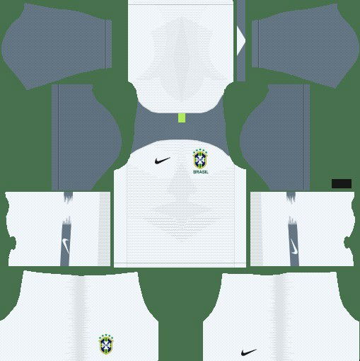 Brasil kit dsl uniforme goleiro titular