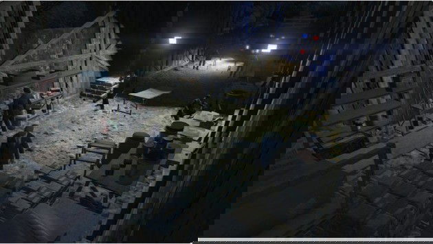 Cena de apreensão de drogas MOD GTA V