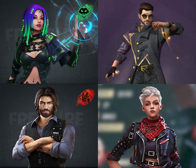 Combinacao squad 4 free fire 1