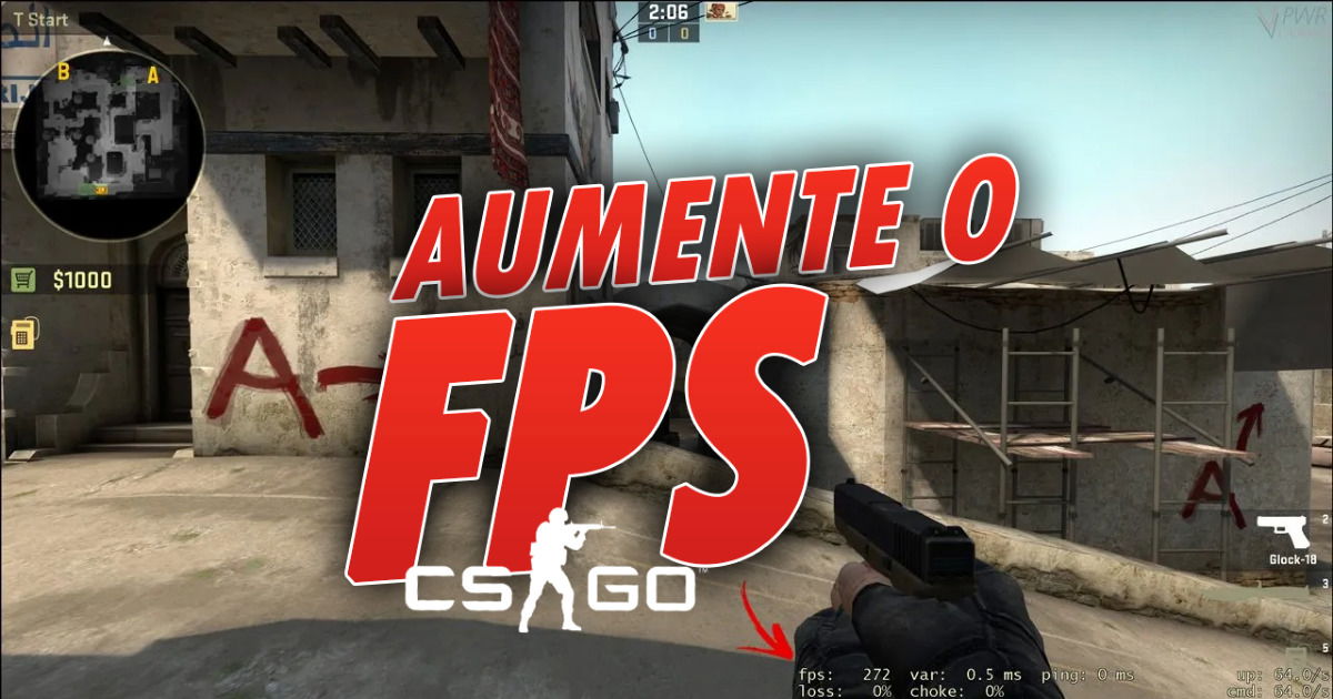 Como aumentar fps no csgo! Configuração secreta csgo