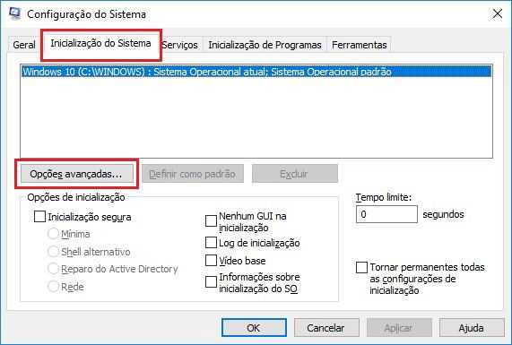 Configurações do Sistema - Minecraft