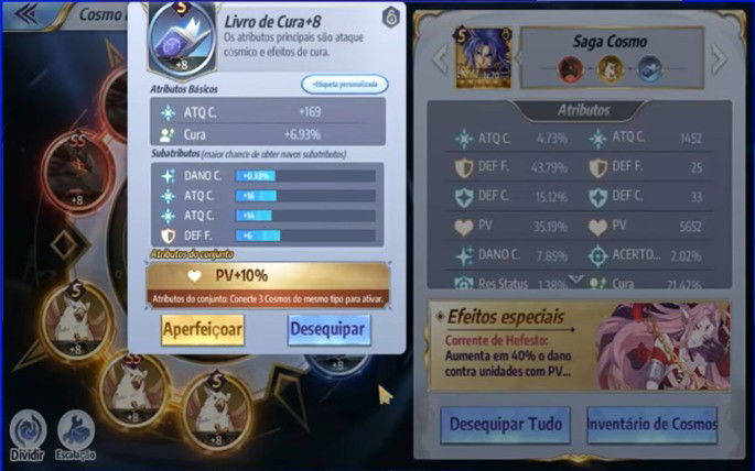 Dicas Avançadas - Saint Seiya Awakenings