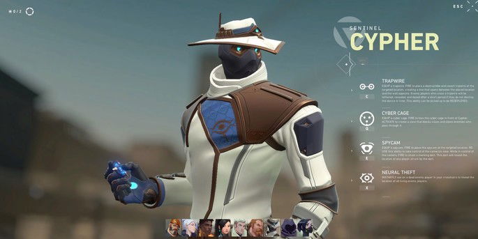 Personagens - Valorant