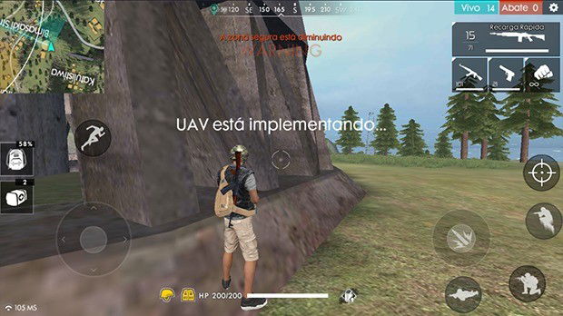 Aviso de Drone Free Fire