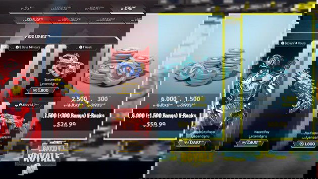 Dinheiro - Apex Legends vs Fornite