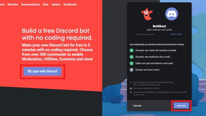 Como criar bots no Discord