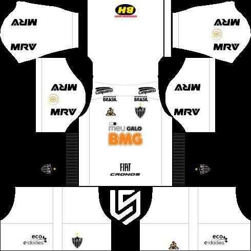 Dream League Soccer Atlético Mineiro kit reserva