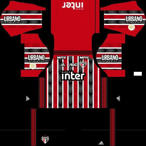 Dream League Soccer São Paulo kit reserva