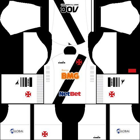 Dream League Soccer Vasco kit reserva
