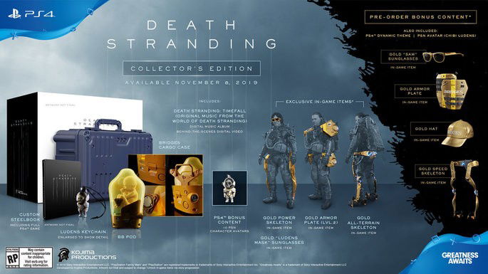 Edições de Death Stranding