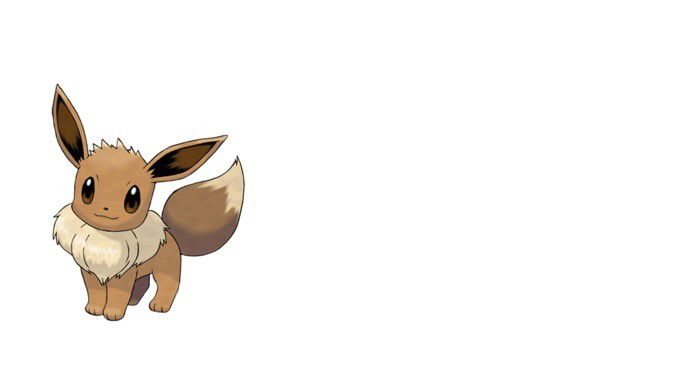 Pokémon do tipo normal, parece uma raposa com pelos brancos em volta do pescoço e orellhas pontudas.