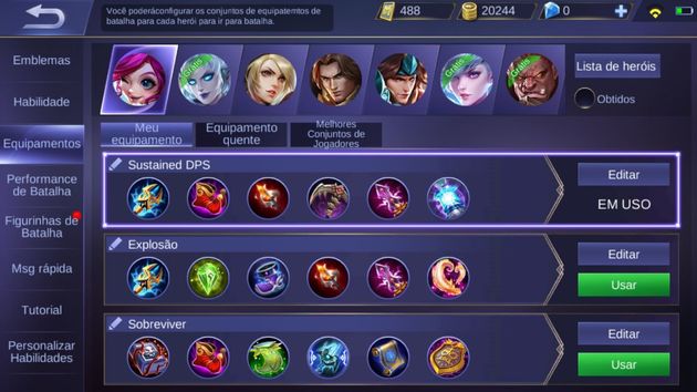 Builds - Mobile Legends