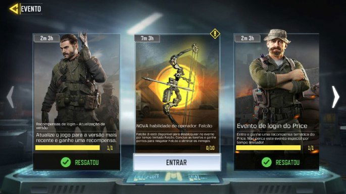 Eventos - Call of Duty Mobile - Créditos