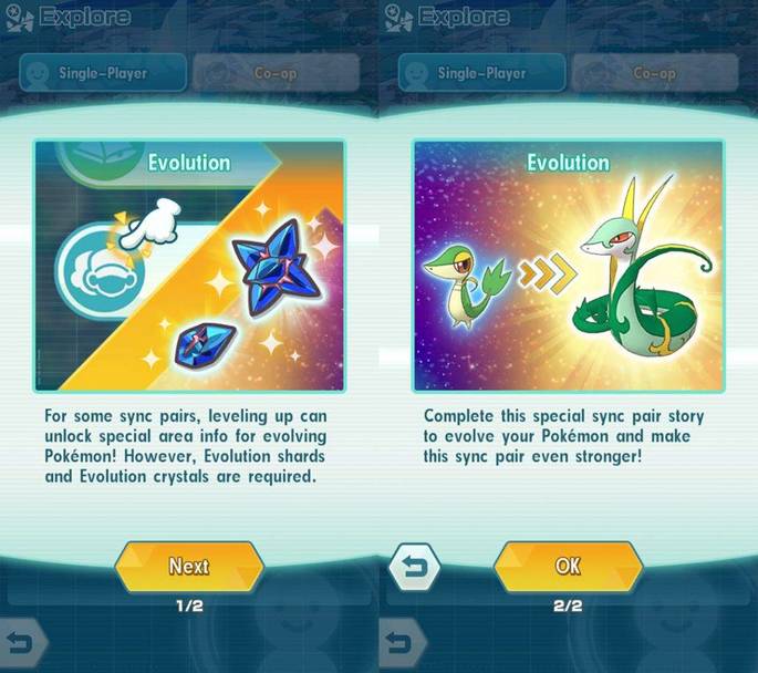 Evolução Pokémon Masters
