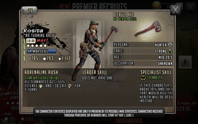 Evoluir personagens the walking dead road to survival