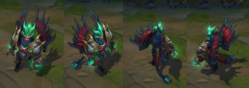 Todas Skins Lendárias - LoL