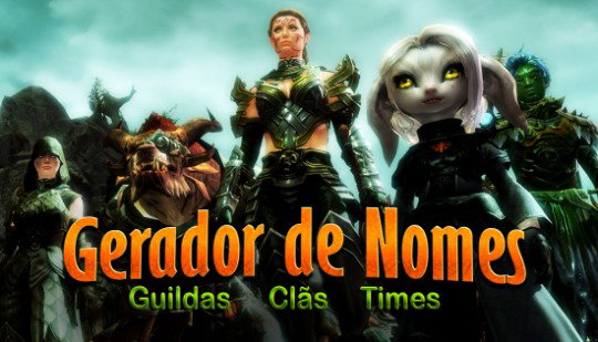 Gerador de nomes para guildas, clãs e times de jogos