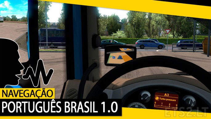 GPS brasileiro Euro Truck Simulator 2 mod