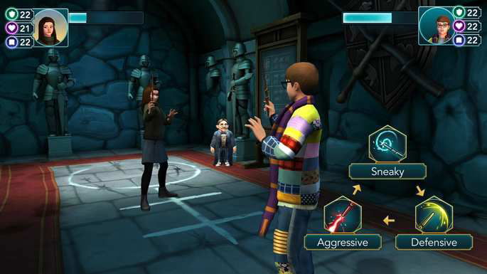 Hogwarts Mystery duelos
