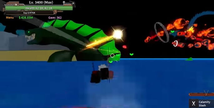 Destrua o rei do mar