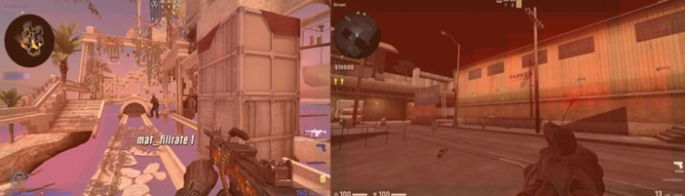 comando para desativar cegueira da granda de luz flashbang