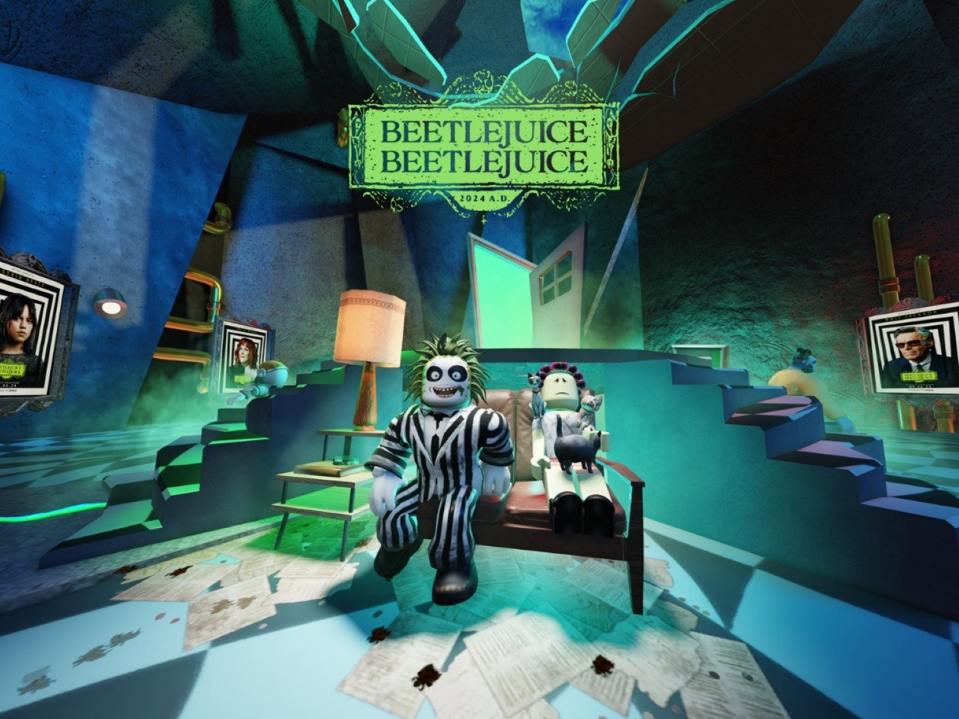 Já disponível: expansão leva Beetlejuice para dentro do Roblox - Liga dos Games