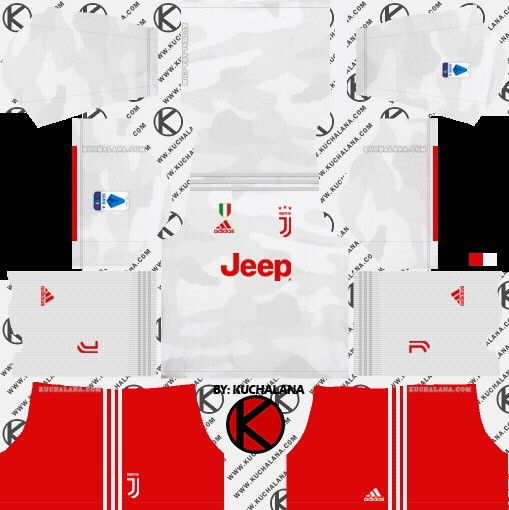 Kit reserva juventus dream league soccer