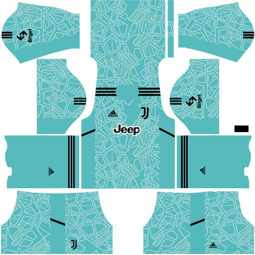 Kits da Juventus para DLS19 para Temporada 2022 2023 - Uniforme titular do goleiro