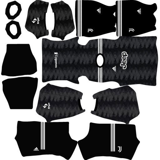 Kits da Juventus para DLS2023 para Temporada 2022 2023 - Uniforme reserva