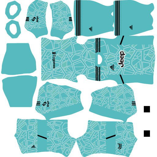 Kits da Juventus para DLS2023 para Temporada 2022 2023 - Uniforme titular do goleiro