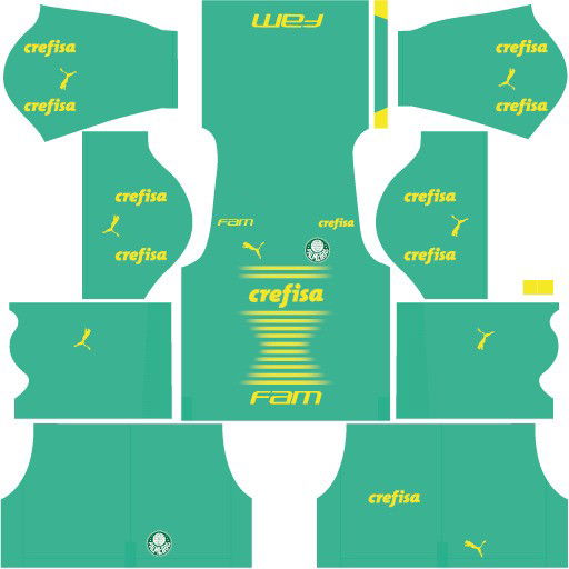 Kits Palmeiras Temporada 2023 para DLS 2019 - Terceiro Uniforme