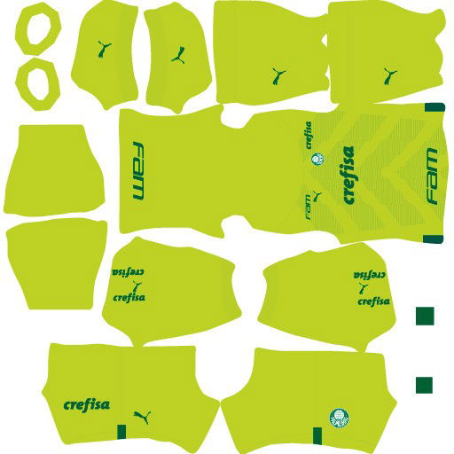 Kits Palmeiras Temporada 2023 para DLS 2023 - Uniforme Reserva do Goleiro