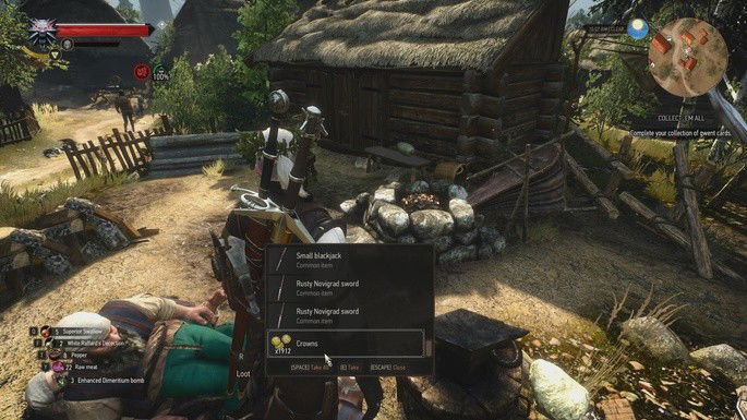 Loot automático the witcher 3
