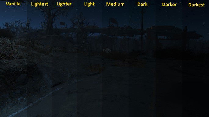 Darkest nights mod fallout 4