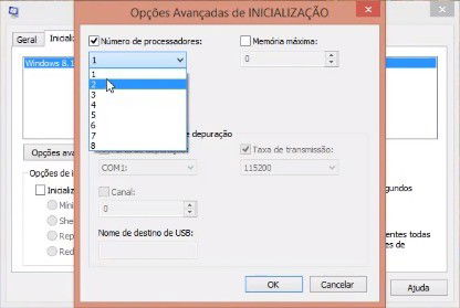 Opções Avançadas - Minecraft