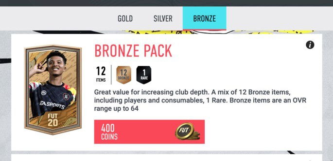 Packs fifa 20