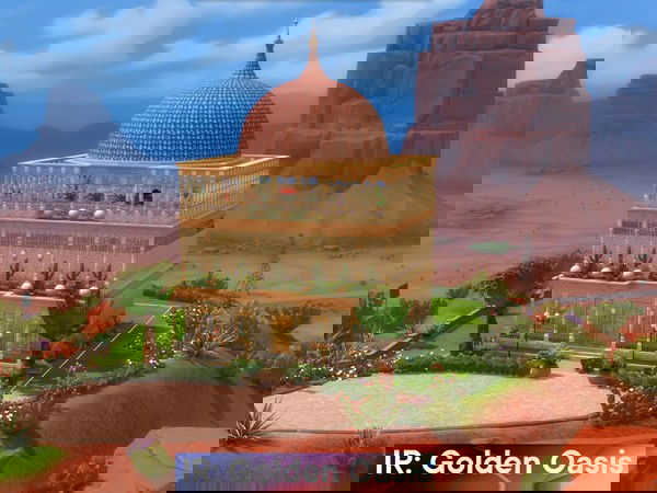 Palácio no deserto the sims 4 casas