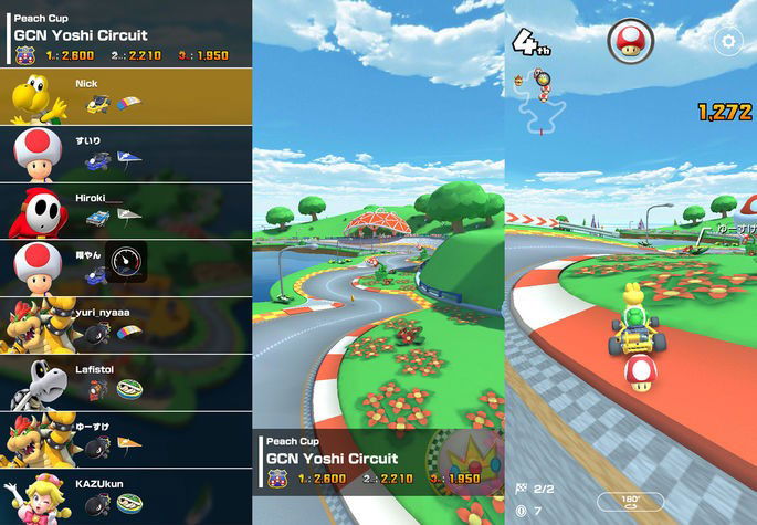 Personagens Clássicos Mario Kart Tour