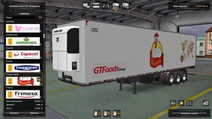 Reboques empresas brasileiras mod euro truck simulator 2