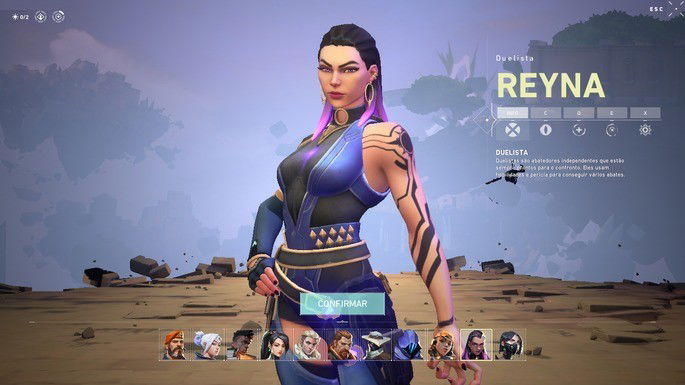 Habilidades e personagens - Valorant