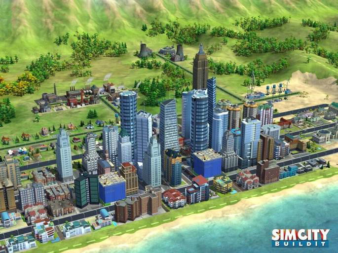 SimCity Build It arquitetura