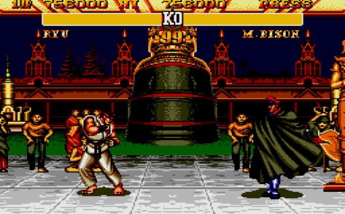 Street Fighter II mega drive