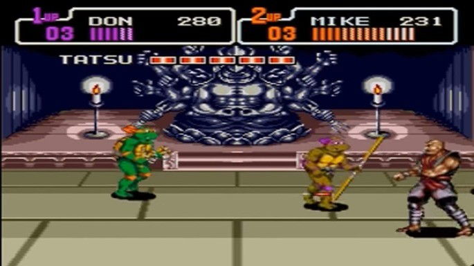 Teenage Mutant Ninja Turtle: The Hyperstone Heist mega drive