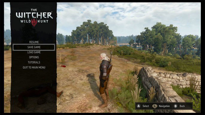 The Witcher 3 dicas save game