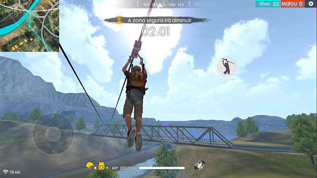 Tirolesa Slide Free Fire