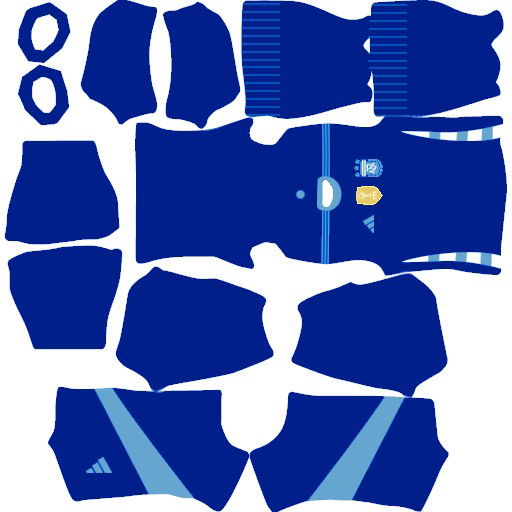 Uniforme reserva do Argentina - Copa America 2024 DLS